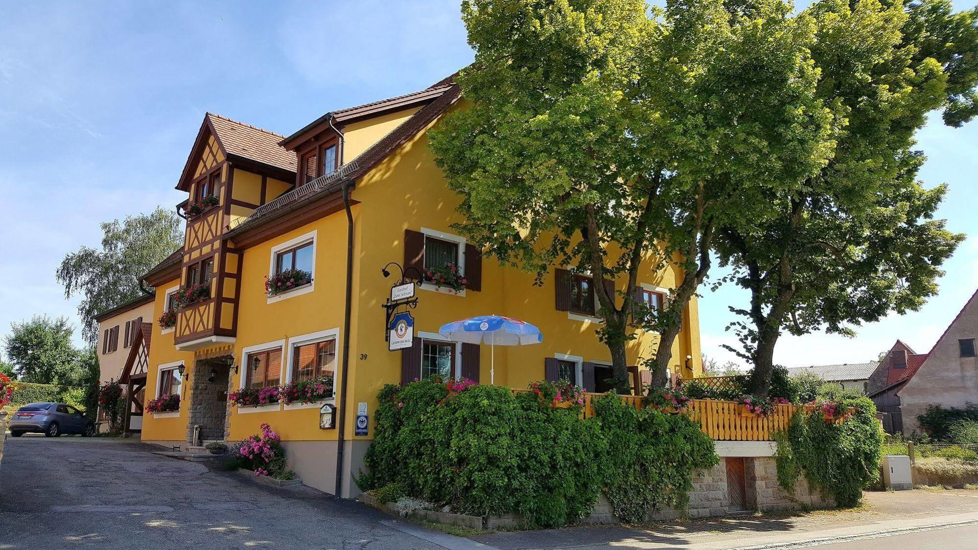 Hotel Gasthof Zum Schwan Steinsfeld Εξωτερικό φωτογραφία